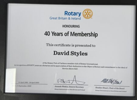 David Styles’ 40 years of service 2