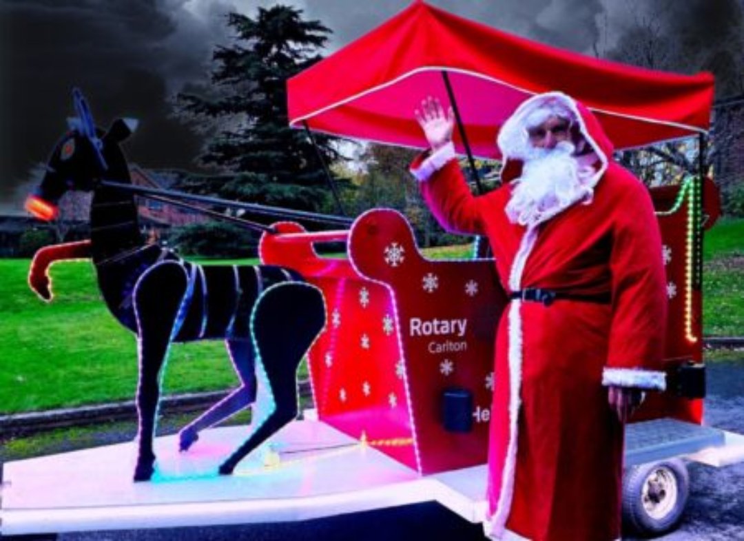 Santa-2024 Santa and his sleigh 2024